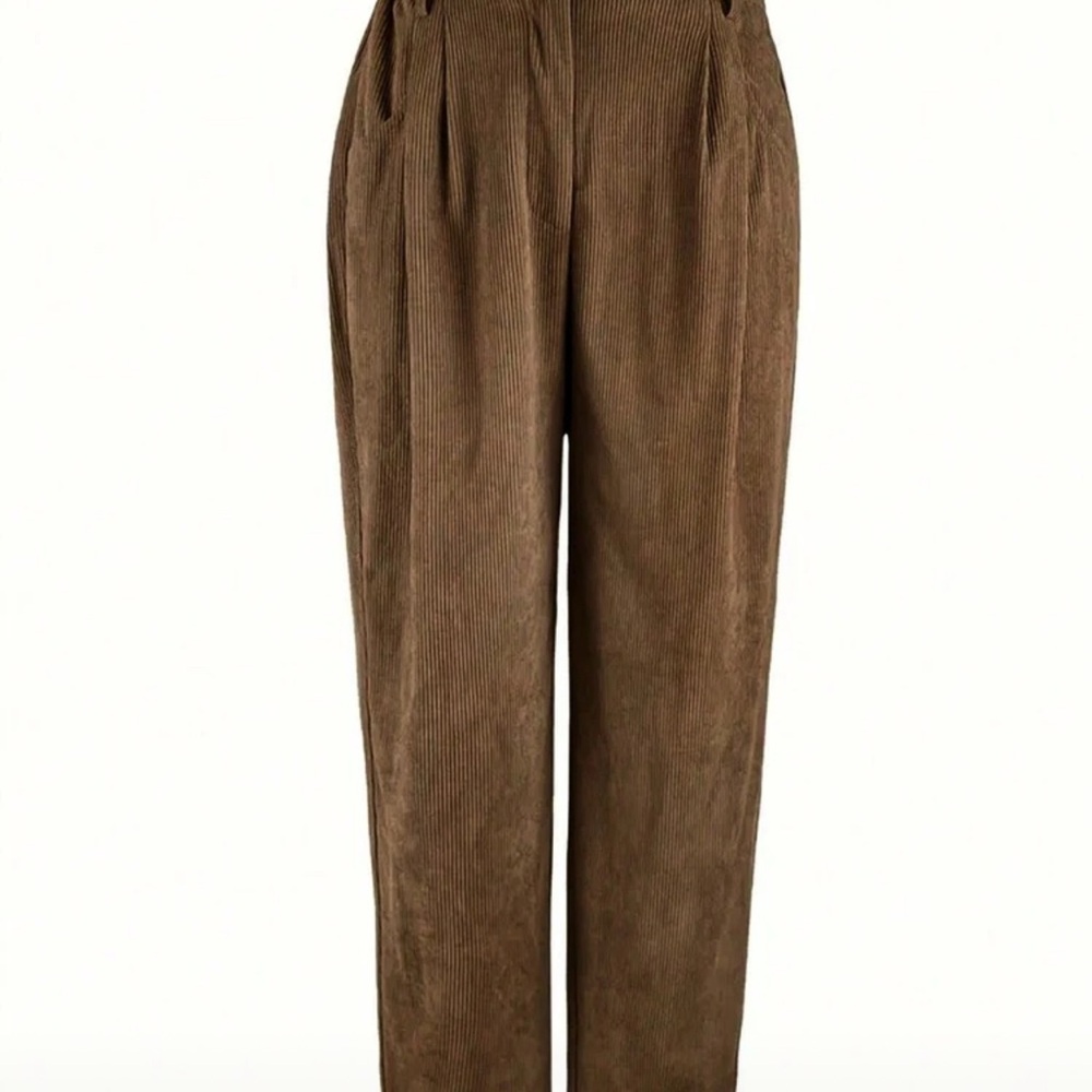 Womens Brown Corduroy Pants